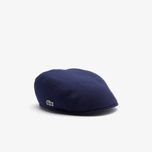 Lacoste Caps & Hüte>Herren Baumwoll-Kappe Mit Aufgesticktem Krokodil Navy Blau 166