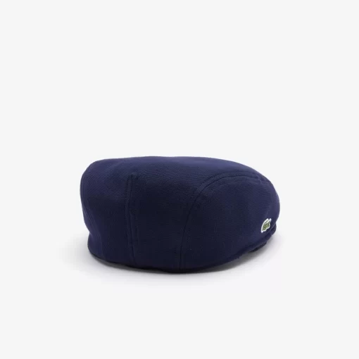 Lacoste Caps & Hüte>Herren Baumwoll-Kappe Mit Aufgesticktem Krokodil Navy Blau 166