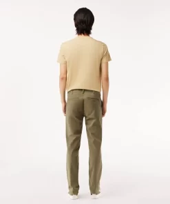 Lacoste Hosen & Shorts>Herren Baumwoll-Stretch-Hose New Classic Khaki Grun 316