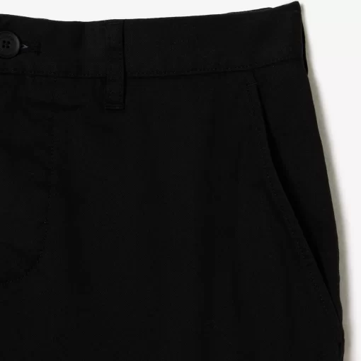 Lacoste Hosen & Shorts>Herren Baumwoll-Stretch-Hose New Classic Schwarz 031