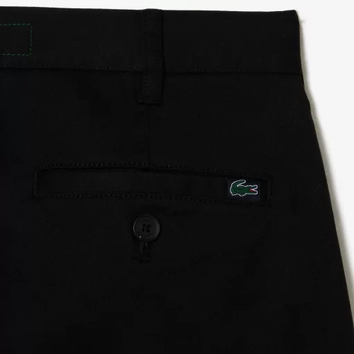 Lacoste Hosen & Shorts>Herren Baumwoll-Stretch-Hose New Classic Schwarz 031