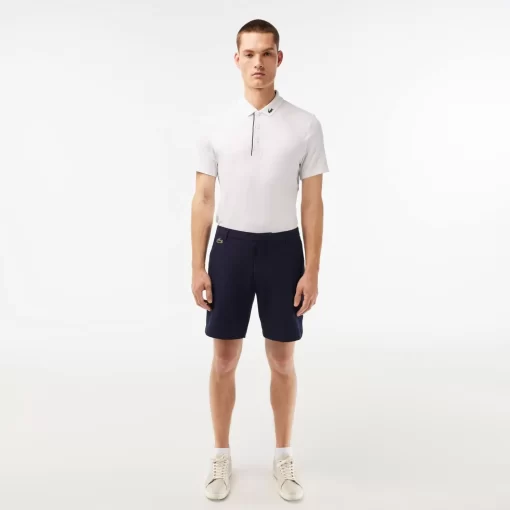 Lacoste Golf>Herren Bermudas Aus Leichtem Stretch Sport Navy Blau 166