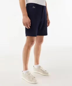 Lacoste Golf>Herren Bermudas Aus Leichtem Stretch Sport Navy Blau 166