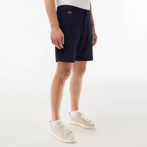 Lacoste Golf>Herren Bermudas Aus Leichtem Stretch Sport Navy Blau 166