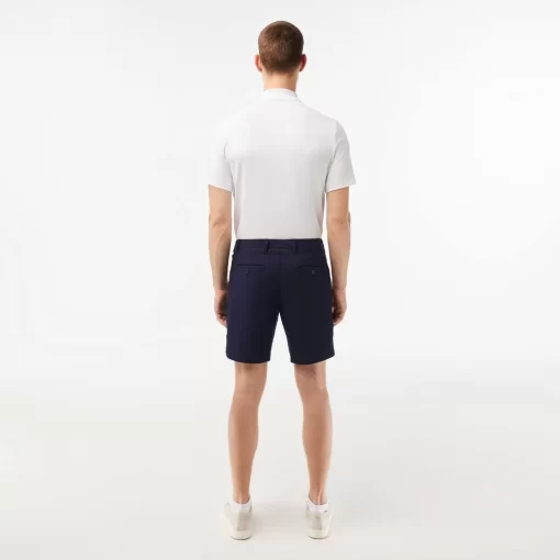 Lacoste Golf>Herren Bermudas Aus Leichtem Stretch Sport Navy Blau 166