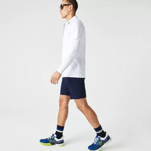 Lacoste Golf>Herren Bermudas Aus Leichtem Stretch Sport Navy Blau 166