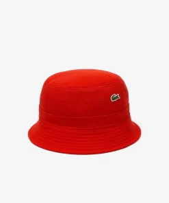 Lacoste Caps & Hüte>Herren Bob-Hut Aus Bio-Baumwolle Rot 240