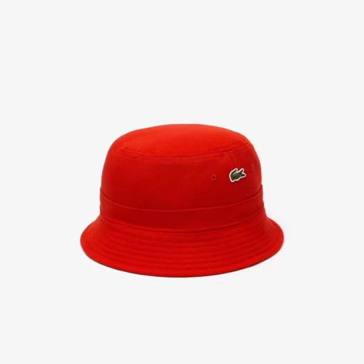 Lacoste Caps & Hüte>Herren Bob-Hut Aus Bio-Baumwolle Rot 240