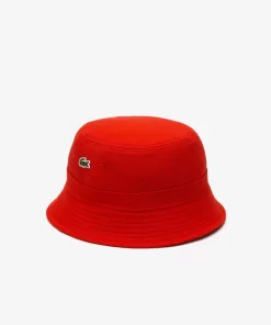 Lacoste Caps & Hüte>Herren Bob-Hut Aus Bio-Baumwolle Rot 240