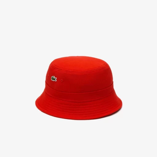 Lacoste Caps & Hüte>Herren Bob-Hut Aus Bio-Baumwolle Rot 240