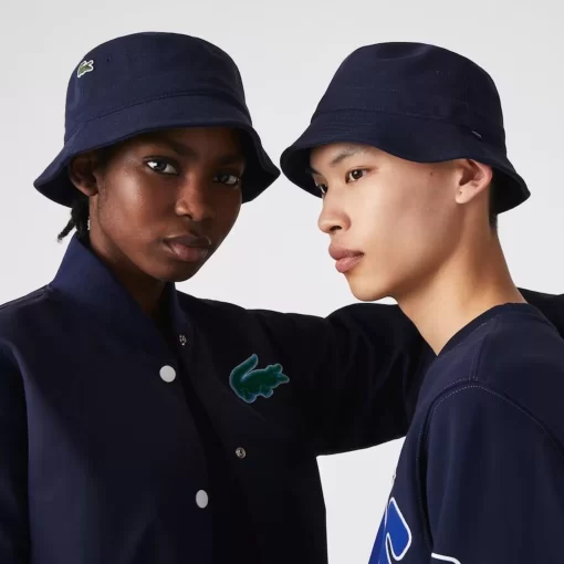 Lacoste Caps & Hüte>Herren Bob-Hut Aus Bio-Baumwolle Navy Blau Hde