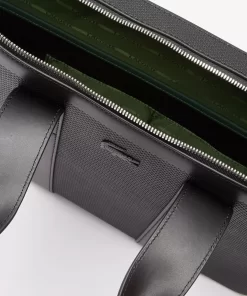 Lacoste Business- & Laptoptaschen>Herren Chantaco Laptop-Tasche Aus Pique-Leder, Extra Schmal Black 000