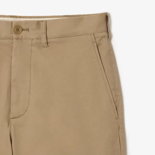 Lacoste Hosen & Shorts>Herren Chinos Aus Stretch-Baumwolle Beige Cb8