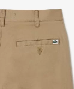 Lacoste Hosen & Shorts>Herren Chinos Aus Stretch-Baumwolle Beige Cb8