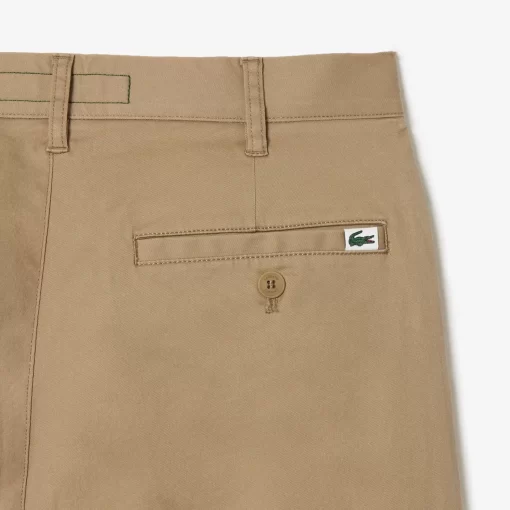 Lacoste Hosen & Shorts>Herren Chinos Aus Stretch-Baumwolle Beige Cb8