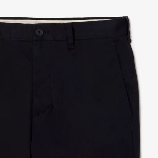 Lacoste Hosen & Shorts>Herren Chinos Aus Stretch-Baumwolle Navy Blau Hde