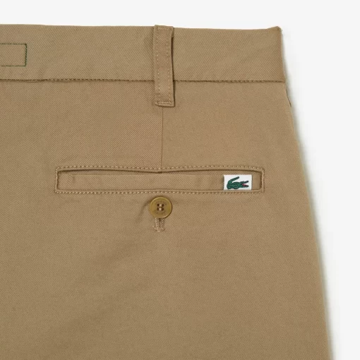 Lacoste Hosen & Shorts>Herren Chinos Aus Stretch-Baumwolle Beige Cb8