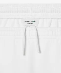 Lacoste Hosen & Shorts>Herren Colourblock-Shorts Aus Baumwollfleece Weis / Gelb Ug5