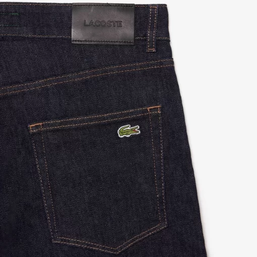 Lacoste Hosen & Shorts>Herren Denim-Jeans Aus Stretch-Baumwolle Slim Fit Blau Ml4