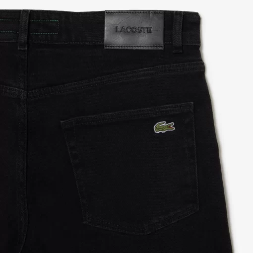 Lacoste Hosen & Shorts>Herren Denim-Jeans Aus Stretch-Baumwolle Slim Fit Schwarz Hyy