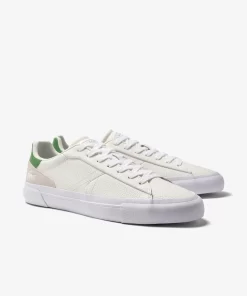 Lacoste Sneakers>Herren French Open Sneakers L006 Aus Leder Off Wht/Grn Wg1