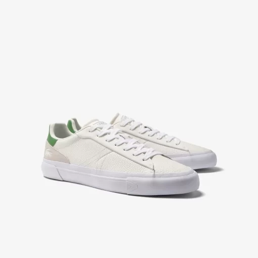 Lacoste Sneakers>Herren French Open Sneakers L006 Aus Leder Off Wht/Grn Wg1