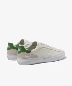 Lacoste Sneakers>Herren French Open Sneakers L006 Aus Leder Off Wht/Grn Wg1