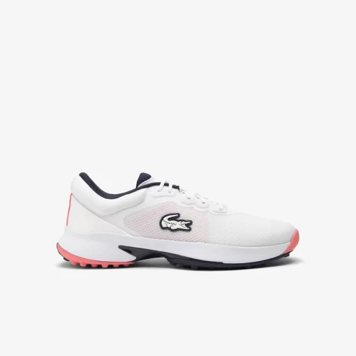 Lacoste Golf>Herren G80 Cluband Sneakers Aus Leder Wht/Nvy/Pnk An6