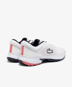 Lacoste Golf>Herren G80 Cluband Sneakers Aus Leder Wht/Nvy/Pnk An6