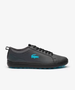 Lacoste Golf>Herren Golf-Schuhe G Elite Aus Leder Dk Gry/Blk 2B6