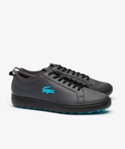 Lacoste Golf>Herren Golf-Schuhe G Elite Aus Leder Dk Gry/Blk 2B6