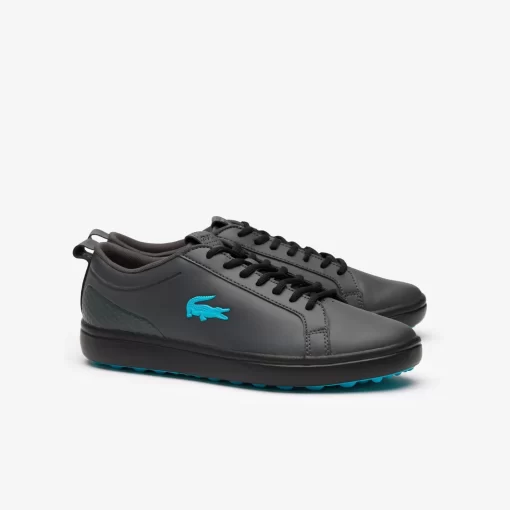 Lacoste Golf>Herren Golf-Schuhe G Elite Aus Leder Dk Gry/Blk 2B6