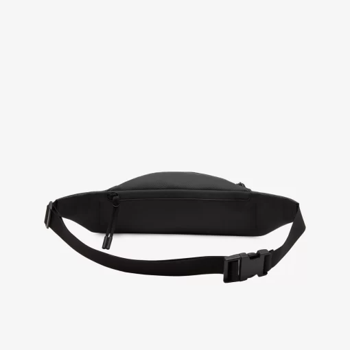 Lacoste Crossbody Taschen>Herren Gürteltasche Lcst Aus Beschichtetem Canvas Black 000