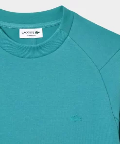 Lacoste Sweatshirts>Herren Jogger Rundhals-Sweatshirt Aus Baumwollmischung Mit Kangurutasche Blau Si0