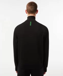 Lacoste Sweatshirts>Herren Jogger-Sweatshirt Aus Baumwollmischung Mit Hohem Kragen Schwarz 031