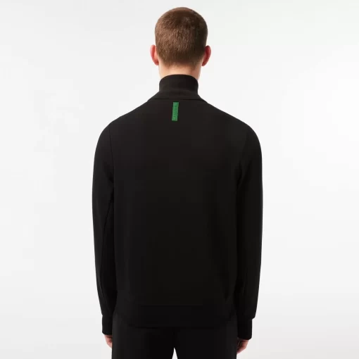 Lacoste Sweatshirts>Herren Jogger-Sweatshirt Aus Baumwollmischung Mit Hohem Kragen Schwarz 031