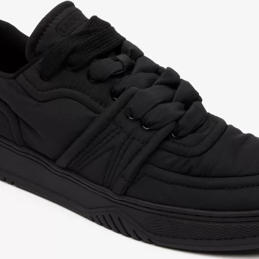 Lacoste Sneakers>Herren L001 Sneakers Aus Gepolstertem Textil Black / Black 02H