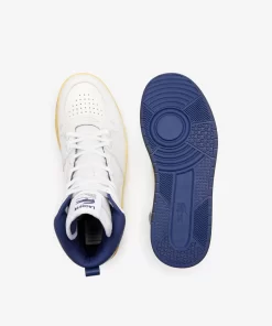 Lacoste Sneakers>Herren L001 Sneakers Aus Leder Mit Colour Pop White / Navy 042