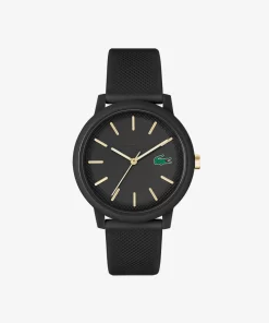 Lacoste Uhren>Herren 12.12 Armbanduhr Aus Schwarzem Silikon Schwarz 000