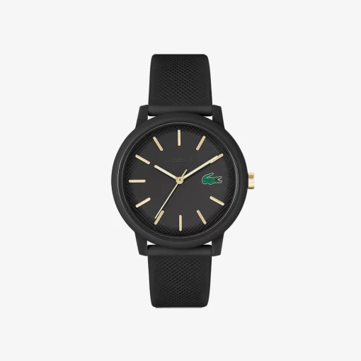 Lacoste Uhren>Herren 12.12 Armbanduhr Aus Schwarzem Silikon Schwarz 000