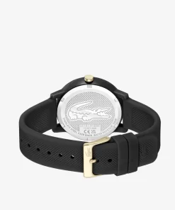 Lacoste Uhren>Herren 12.12 Armbanduhr Aus Schwarzem Silikon Schwarz 000