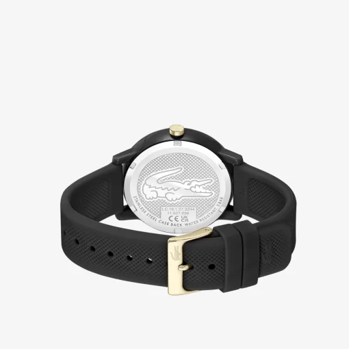 Lacoste Uhren>Herren 12.12 Armbanduhr Aus Schwarzem Silikon Schwarz 000