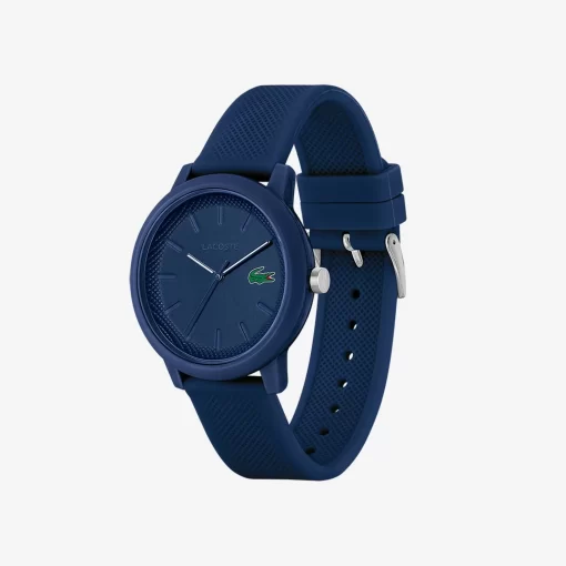 Lacoste Uhren>Herren 12.12 Armbanduhr Mit Blauem Silikonband Blau 000