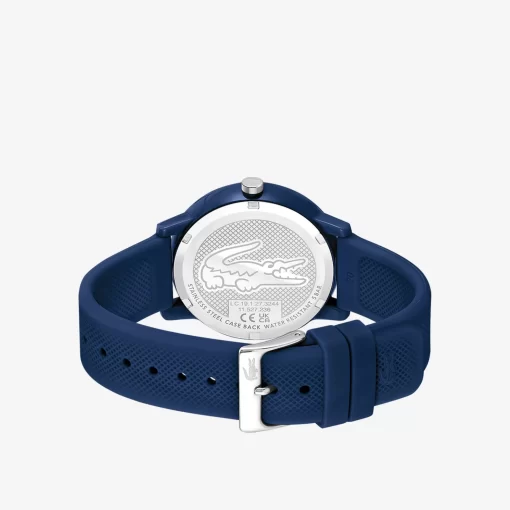 Lacoste Uhren>Herren 12.12 Armbanduhr Mit Blauem Silikonband Blau 000