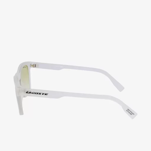 Lacoste Sonnenbrillen>Herren Active Sonnenbrille Aus Kunststoff Matte Crystal 970