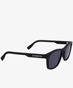 Lacoste Sonnenbrillen>Herren Active Sonnenbrille Aus Kunststoff Matte Black 002