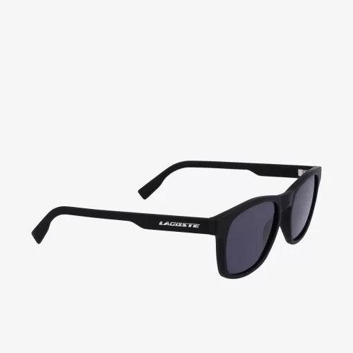 Lacoste Sonnenbrillen>Herren Active Sonnenbrille Aus Kunststoff Matte Black 002