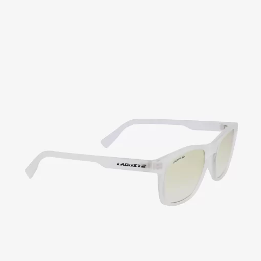 Lacoste Sonnenbrillen>Herren Active Sonnenbrille Aus Kunststoff Matte Crystal 970