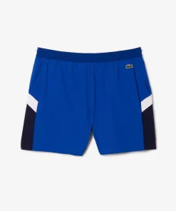 Lacoste Badebekleidung>Herren Badehose Aus Recyceltem Polyamid Mit Colourblock Blau / Navy Blau / Weis Cjl