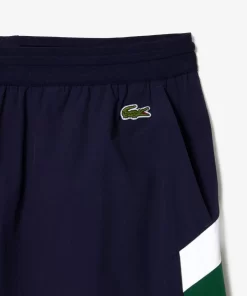 Lacoste Badebekleidung>Herren Badehose Aus Recyceltem Polyamid Mit Colourblock Navy Blau / Grun / Weis Yun